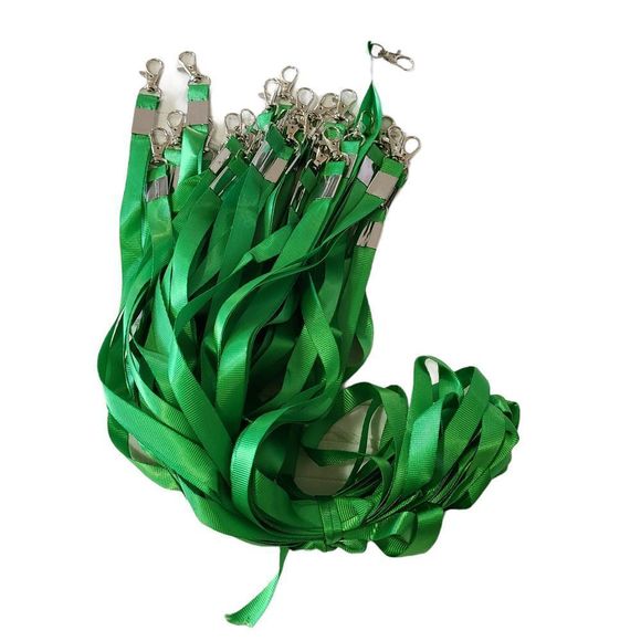 Lot of 29 NWOT Unbranded Lanyards Green 1079